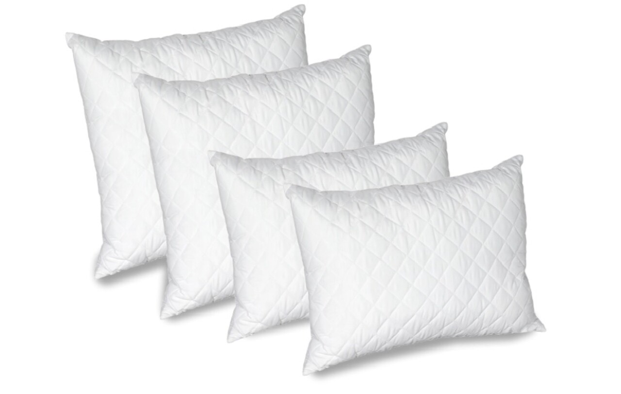 Set Alcam, 2 perne microfibra 50x70 cm, 2 perne microfibra 70x70 cm - imagine 4